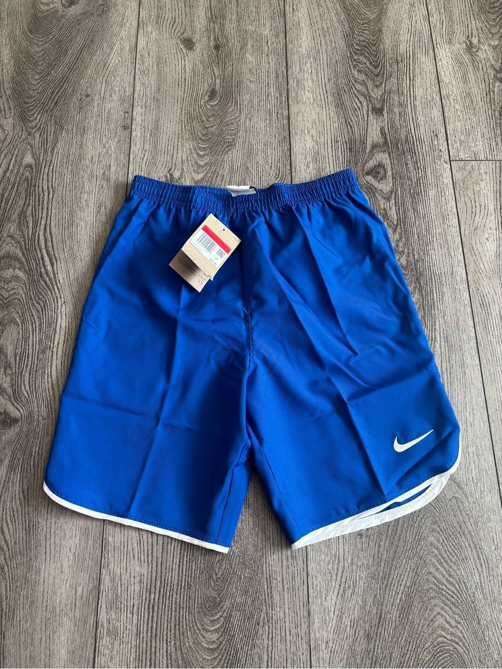 Nike Men’s Royal Blue Athletic Shorts with White Trim